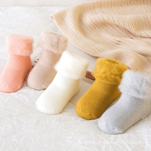 Wholesale baby socks anti slip baby knee high crawling socks